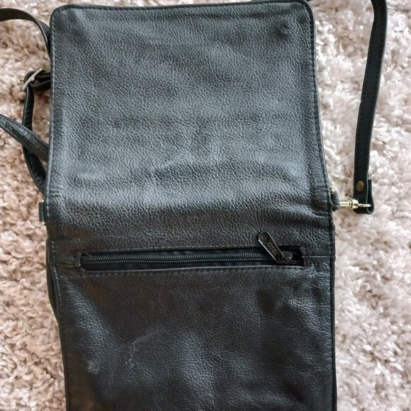 Women's Crossbody Mini Bag with Adjustable Strap / Black - Picture 3 of 5